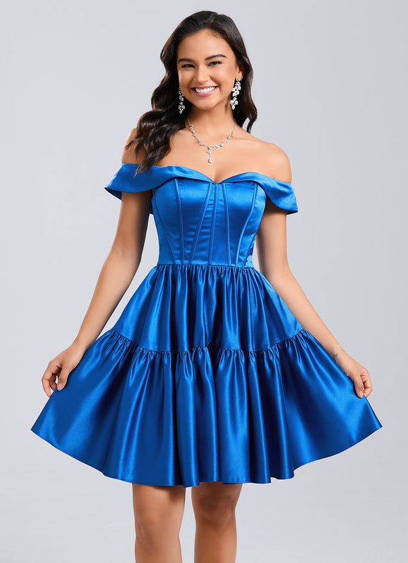 Robe De Bal Satin Voluminieuse - gallery 1