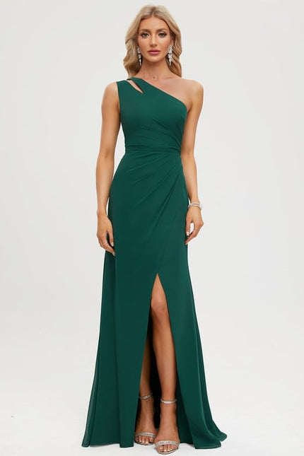 Robe De Bal Émeraude Élégante - gallery 7