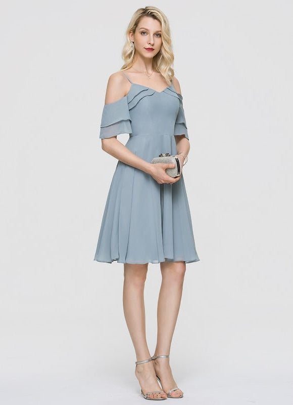 Robe De Bal Fluide Ciel - gallery 4