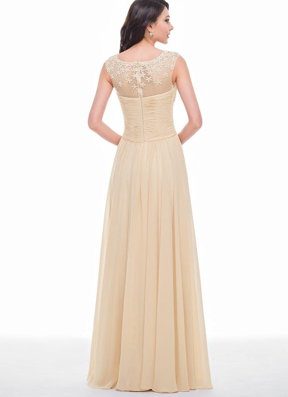 Robe De Bal Légère Crémeuse - gallery 3