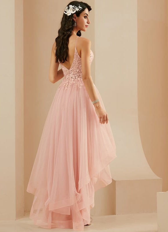 Robe De Bal Tulle Asymétrique - gallery 4