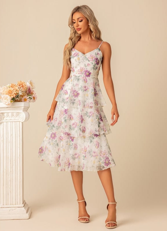 Robe De Bal Florale Éthérée - gallery 1
