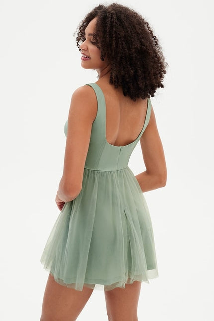 Robe De Bal Émeraude Aérienne - gallery 1