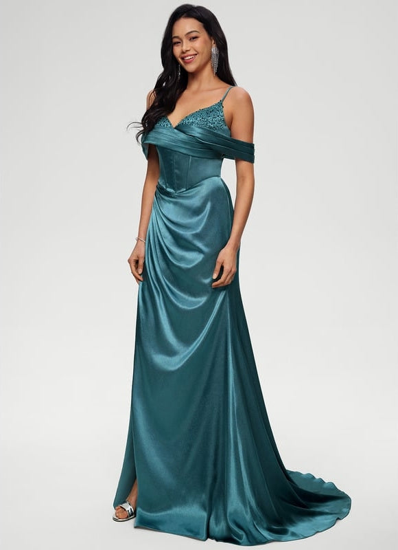 Robe De Bal Sirène Élégante - gallery 3