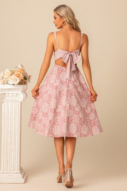 Robe De Bal Rose Brodée - gallery 9