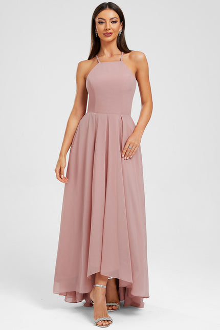 Robe De Bal Mousseline Asymétrique - gallery 1