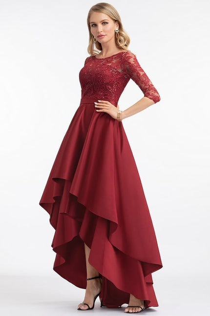 Robe De Bal Asymétrique Chic - gallery 2