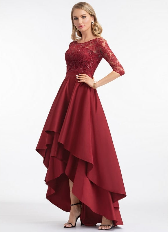 Robe De Bal Asymétrique Chic - gallery 2