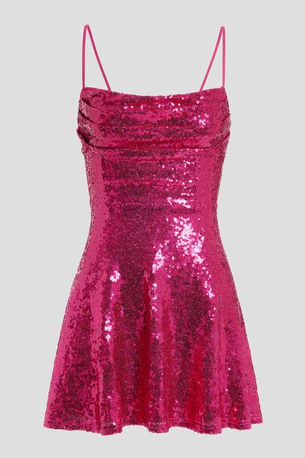 Robe De Bal Disco Fuchsia