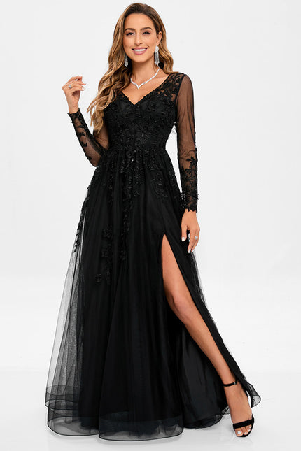Robe De Bal Manche Longue