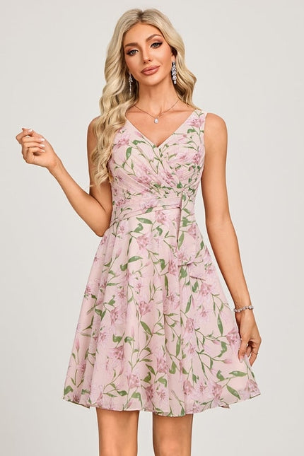 Robe De Bal Col V Fluide - gallery 1