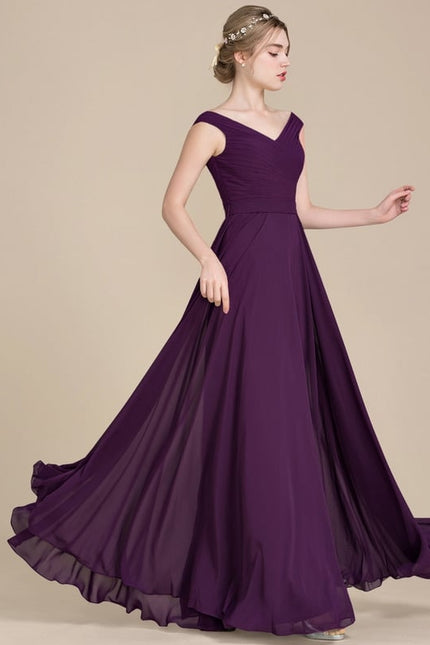 Robe De Bal Violet Légèreté - gallery 1