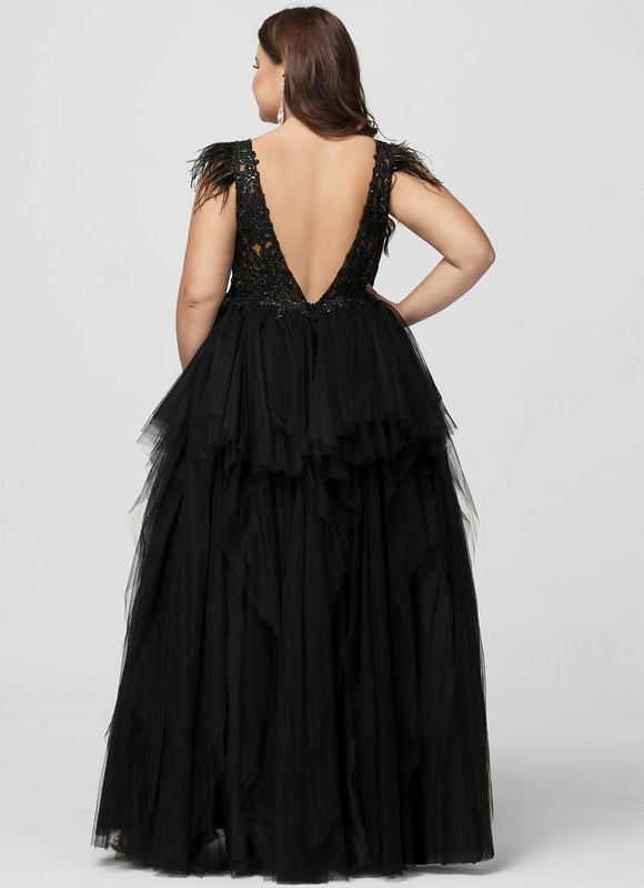 Robe De Bal Tulle Plumes - gallery 7