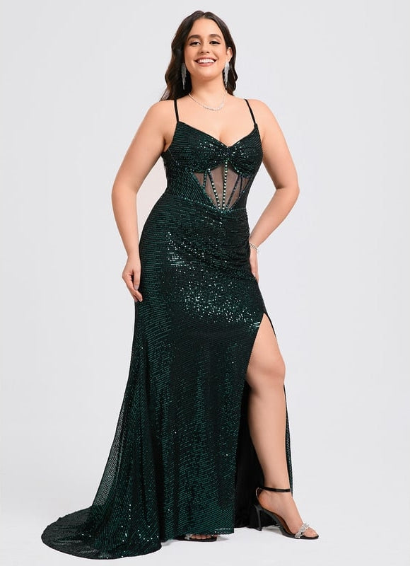 Robe De Bal Élégante Scintillante - gallery 7