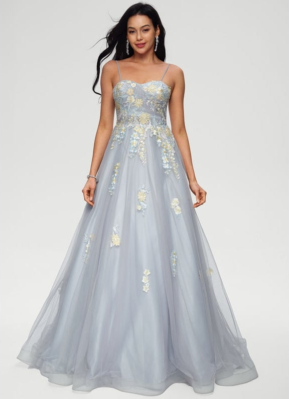 Robe De Bal Tulle Embellie - gallery 3