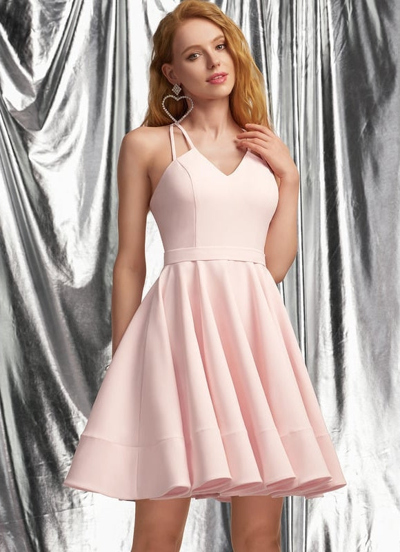 Robe De Bal Rose Vaporeuse