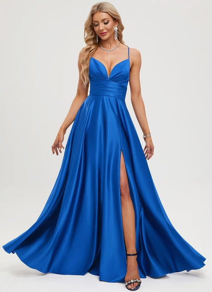 Robe De Bal Longue Satinée