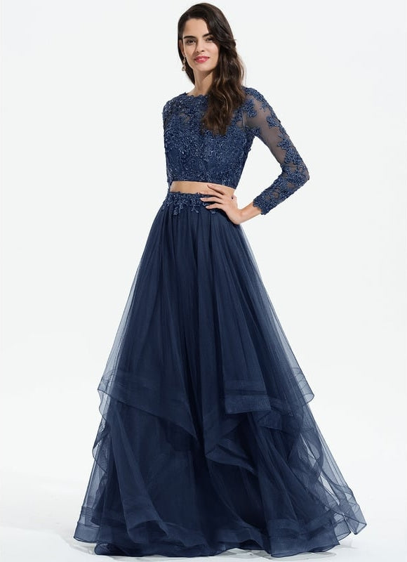 Robe De Bal De Bal Rose Ornée - gallery 1