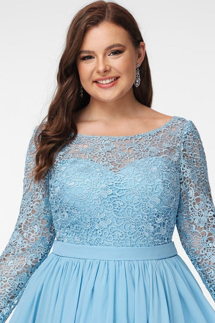 Robe De Bal À Volants Marine - gallery 9