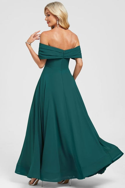 Robe De Bal Mousseline Émeraude - gallery 3