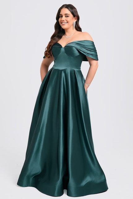 Robe De Bal Émeraude Luminescente - gallery 7