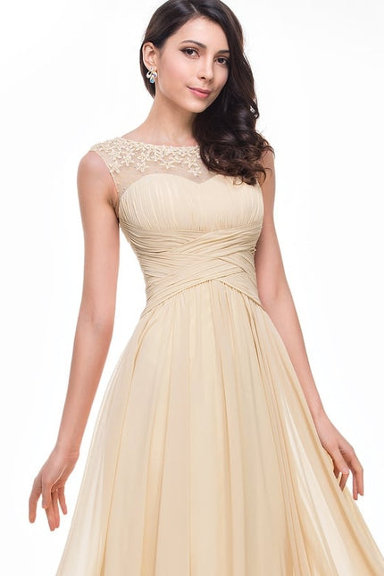 Robe De Bal Légère Crémeuse - gallery 6
