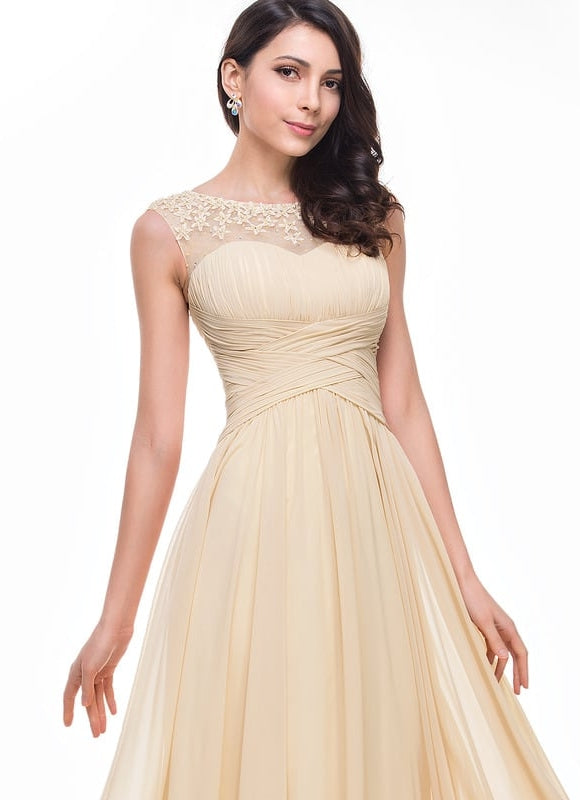 Robe De Bal Légère Crémeuse - gallery 6