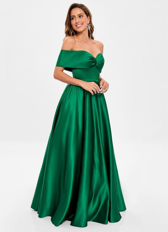 Robe De Bal Élégante Émeraude - gallery 4