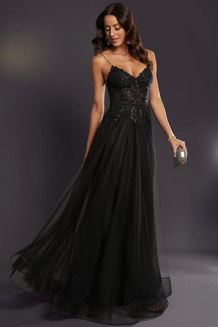 Robe De Bal Vaporeuse Céleste - gallery 5