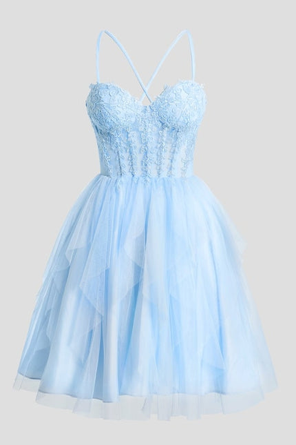 Robe De Bal Tulle Ciel - gallery 7