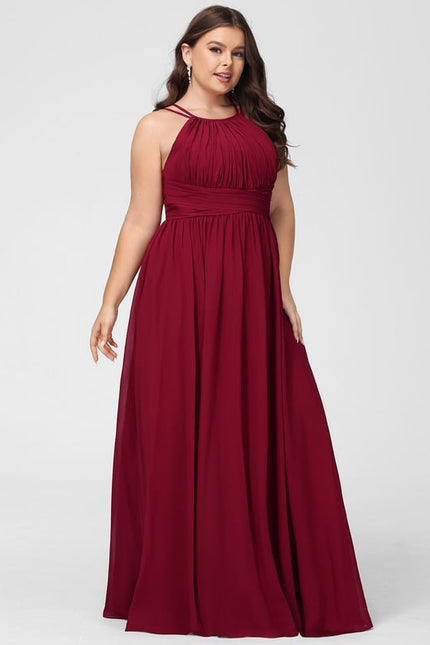 Robe De Bal Rouge Élégant Fluidité - gallery 7