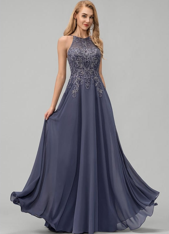 Robe De Bal Fluide Ornée