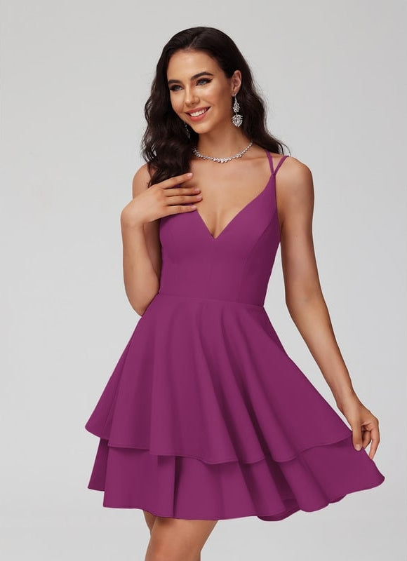 Robe De Bal Rose Vaporeuse - gallery 1