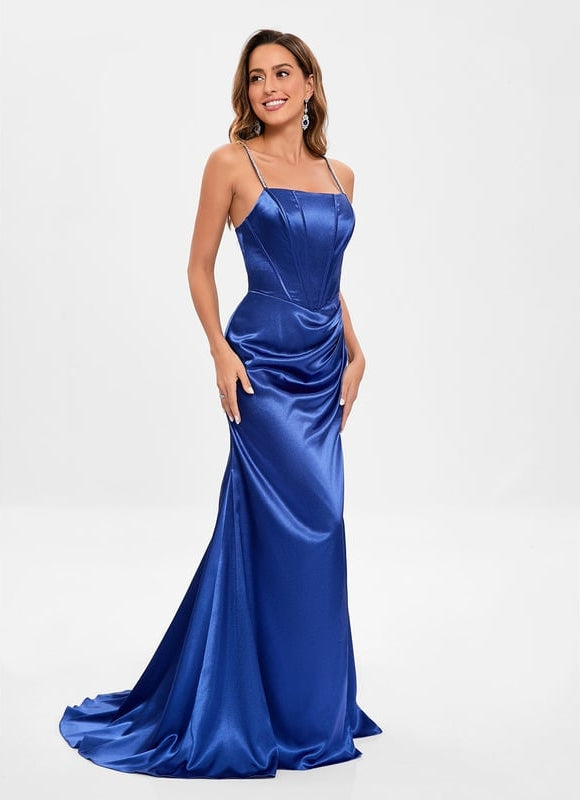 Robe De Bal Satinée Élégante - gallery 4