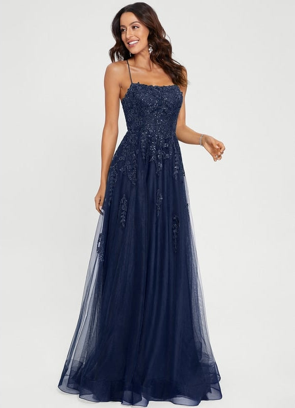 Robe De Bal Tulle Noire - gallery 2