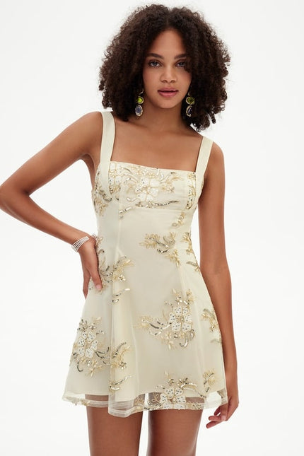 Robe De Bal Légère Brodée - gallery 6