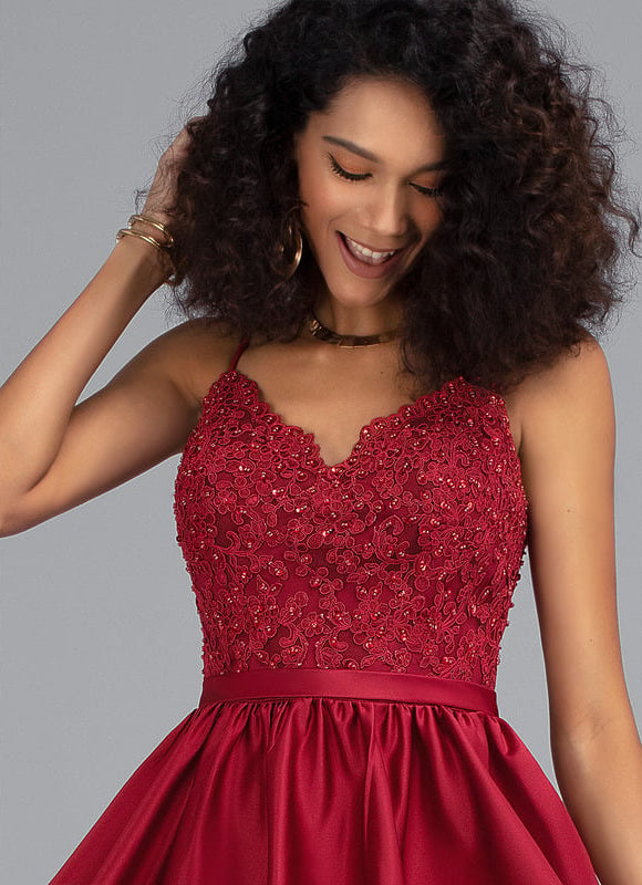 Robe De Bal Évasée Brodée - gallery 2