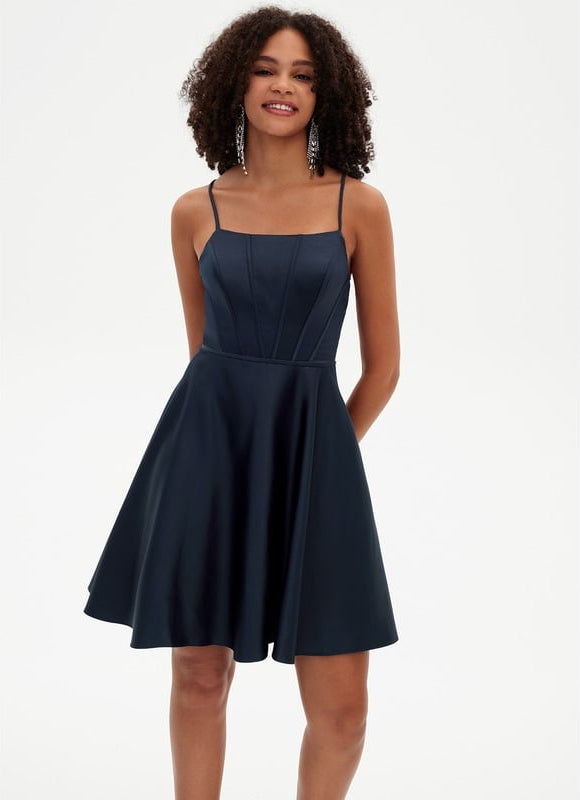 Robe De Bal De Bal En Satin Rose
