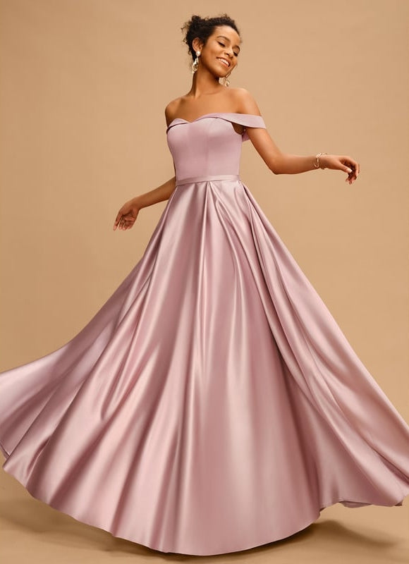 Robe De Bal Satinée Flottante