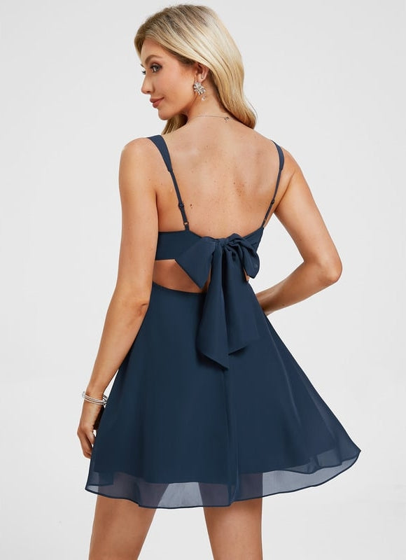 Robe De Bal Mousseline Verte - gallery 1