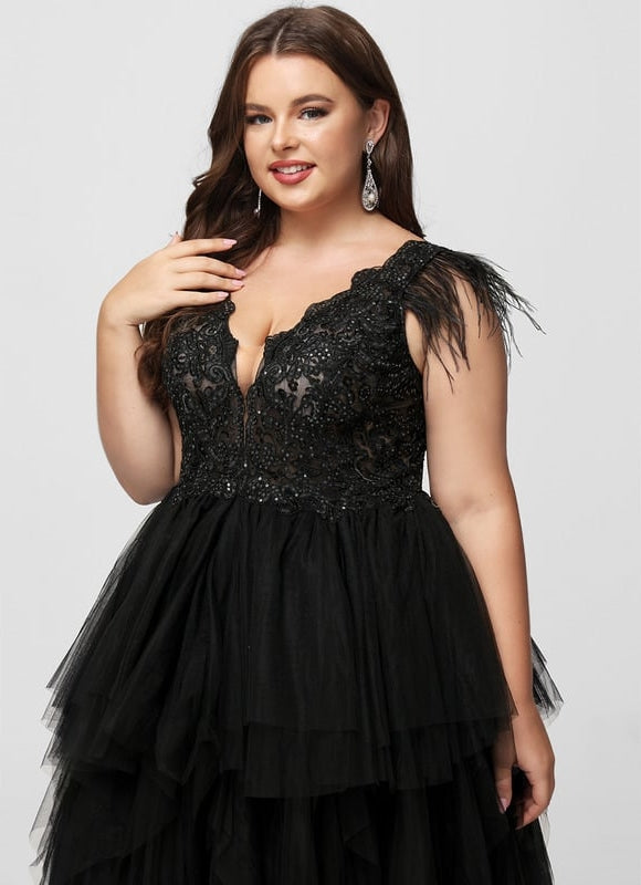 Robe De Bal Tulle Plumes - gallery 8