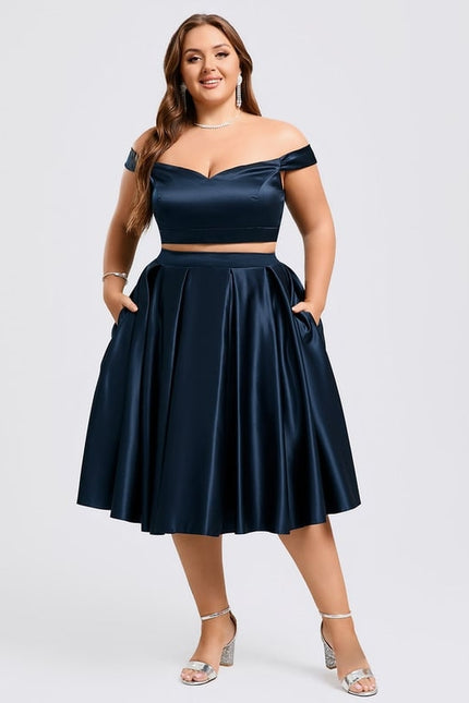 Robe De Bal Satinée Cintrée - gallery 8