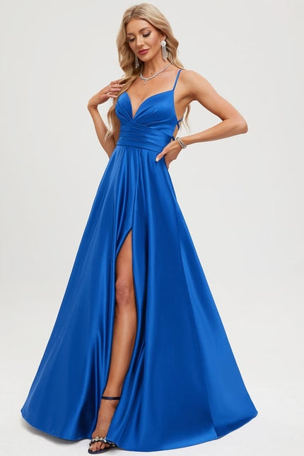 Robe De Bal Longue Satinée - gallery 2